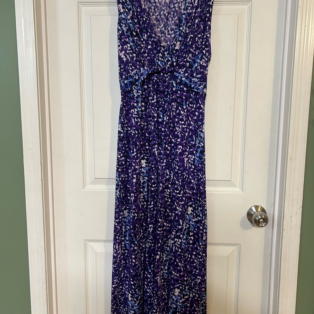 Purple and Blue Women's Dress